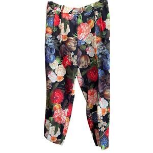 J. Crew Collection 2014 Dutch Floral Trousers Size 8